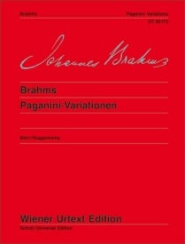 Brahms: Paganini Variations Opus 35 for Piano published by Wiener Urtext